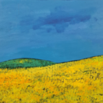 Acryl schilderij op paneel, Maya Wildevuur, Landschap, 1997